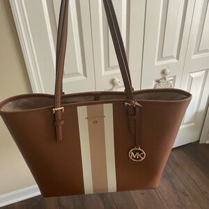Michael Kors Brown Tote Bag